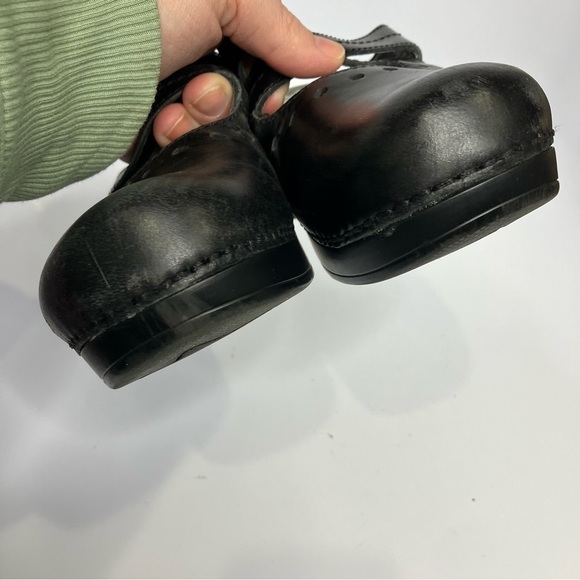 Dansko black leather mules clogs size 37 - Picture 4 of 9